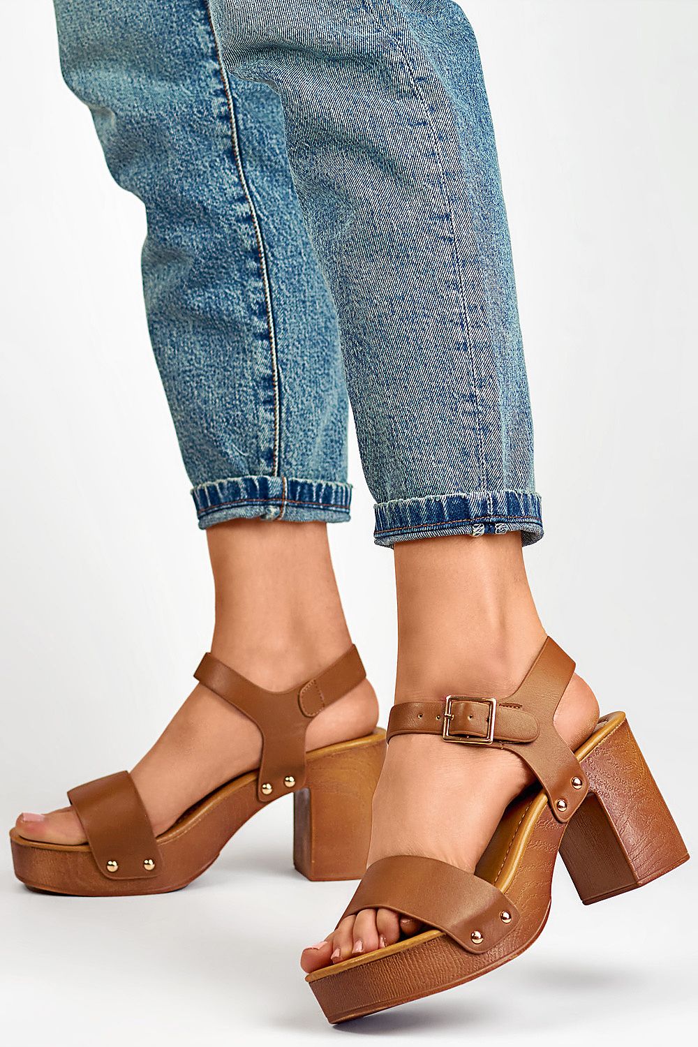 Heel sandals model 196987
